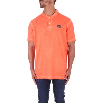 textil Herr T-shirts Paul & Shark 23411228 Orange