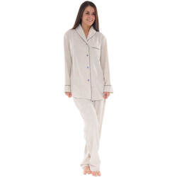 textil Dam Pyjamas/nattlinne Pilus TADEA Vit