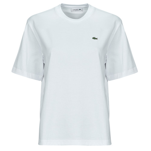 textil Dam T-shirts Lacoste TF7215 Vit