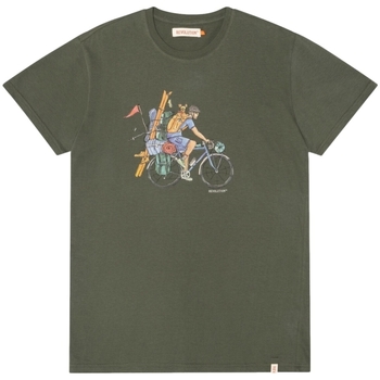 textil Herr T-shirts & Pikétröjor Revolution Regular T-Shirt 1333 CYC - Army Grön