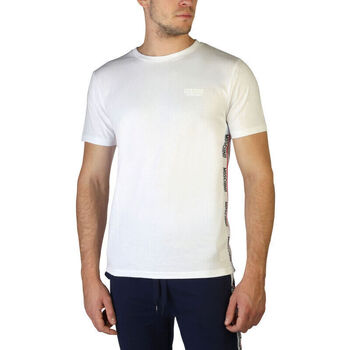 textil Herr T-shirts Moschino - 1903-8101 Vit