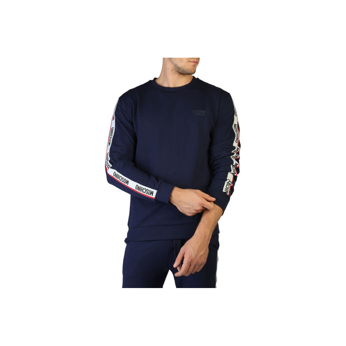 textil Herr Sweatshirts Moschino - 1701-8104 Blå