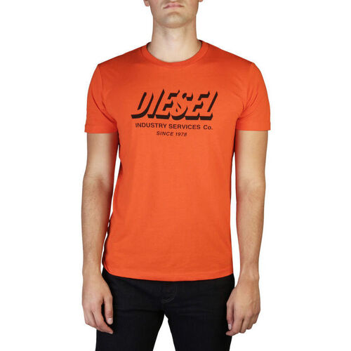 textil Herr T-shirts Diesel - t-diegos-a5_a01849_0gram Orange