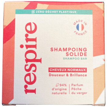 skonhet Dam Schampoo Respire Pêche Du Verger Solid Shampoo 75g - Normal Hair Annat