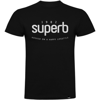 textil Herr T-shirts Superb 1982 3000-BLACK Svart