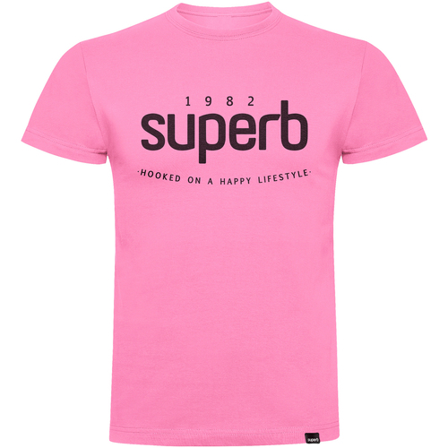 textil Herr T-shirts Superb 1982 3000-PINK Rosa