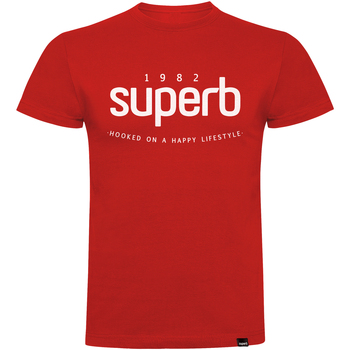 textil Herr T-shirts Superb 1982 3000-RED Röd