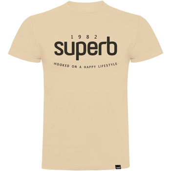 textil Herr T-shirts Superb 1982 3000-CREAM Beige
