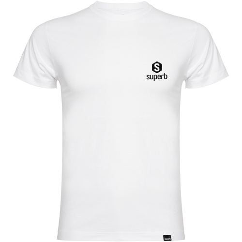 textil Herr T-shirts Superb 1982 3001-WHITE Vit