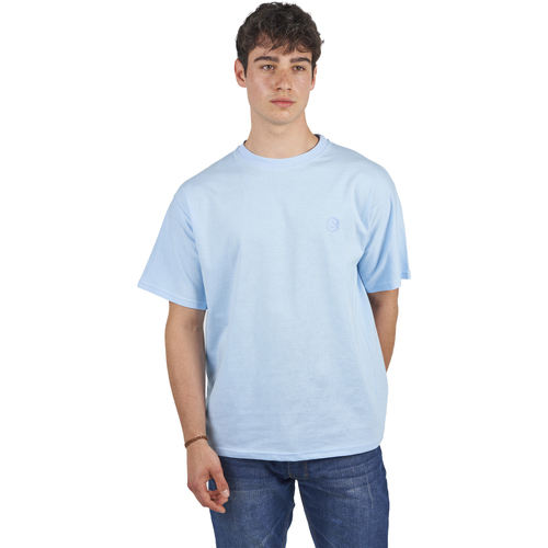 textil Herr T-shirts Superb 1982 SPRBCA-2204-BLUE Blå