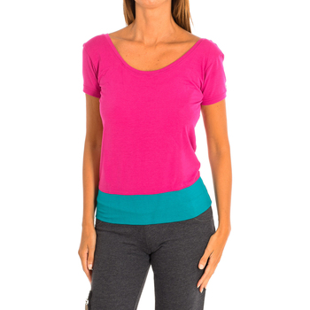 textil Dam T-shirts & Pikétröjor Zumba Z1T00321-ROSA Violett