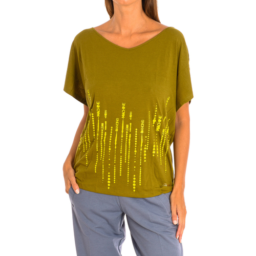textil Dam T-shirts & Pikétröjor Zumba Z1T00463-VERDE Grön
