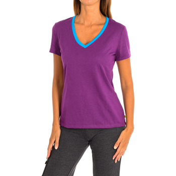textil Dam T-shirts Zumba Z1T00506-LILA Violett