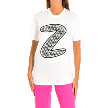 textil Dam T-shirts & Pikétröjor Zumba Z2T00164-BLANCO Flerfärgad