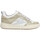 Skor Dam Sneakers Semerdjian Chita Cuir Glitter Femme Blanc Platine Vit