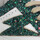 Skor Dam Sneakers Semerdjian Noubar Cuir Glitter Femme Blanc Vert Vit