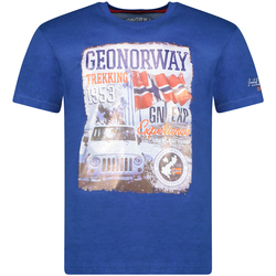 textil Herr T-shirts Geo Norway SW1959HGNO-ROYAL BLUE Blå