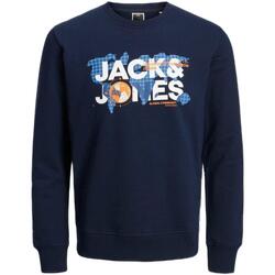 textil Herr Sweatshirts Jack & Jones  Blå