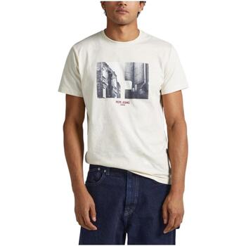 textil Herr T-shirts Pepe jeans  Beige