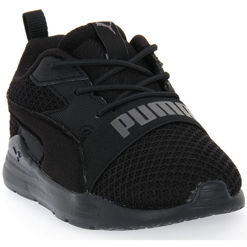 Skor Pojkar Sneakers Puma 01 WIRED RUN PURE Svart