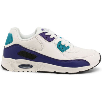 Skor Herr Sneakers Shone 005-001 White/Purple Vit