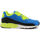 Skor Herr Sneakers Shone 005-001 Royal/Yellow Blå