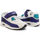 Skor Herr Sneakers Shone 005-001-V White/Purple Vit