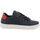 Skor Herr Sneakers Shone 001-001 Navy/Red Blå