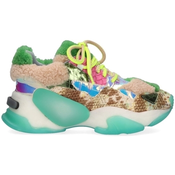 Skor Dam Sneakers Exé Shoes EXÉ G168-8 - Beige Green Fuschia Flerfärgad