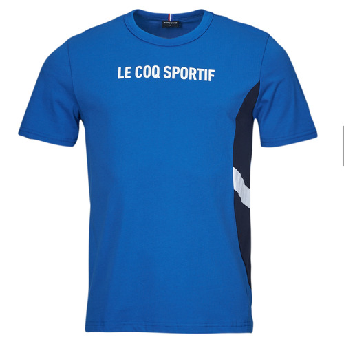 textil Herr T-shirts Le Coq Sportif SAISON 1 TEE SS N°2 M Blå
