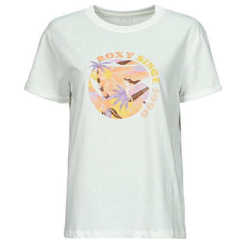 textil Dam T-shirts Roxy SUMMER FUN B Vit