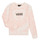 textil Flickor Sweatshirts Vans TIE-DYE HEART CREW Rosa / Vit