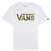 textil Pojkar T-shirts Vans VANS CLASSIC LOGO FILL Vit