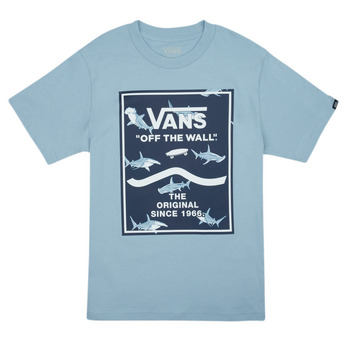 textil Pojkar T-shirts Vans PRINT BOX 2.0 Blå