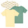 textil Pojkar T-shirts Petit Bateau A0A8I X3 Gul / Grön / Flerfärgad