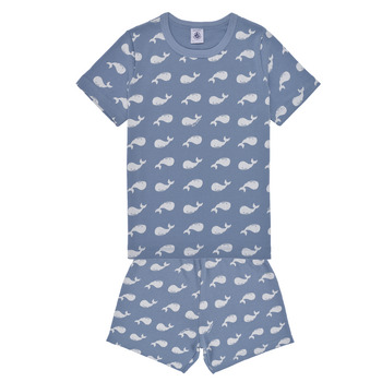 textil Pojkar Pyjamas/nattlinne Petit Bateau MAELIG Blå