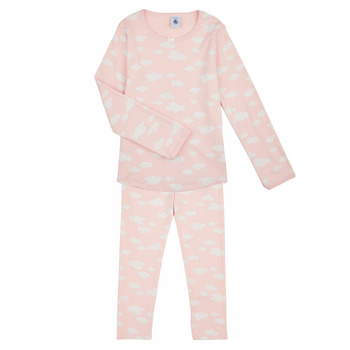 textil Flickor Pyjamas/nattlinne Petit Bateau MANOEL Rosa