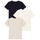textil Barn T-shirts Petit Bateau A0A8H X3 Vit / Beige / Svart