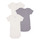textil Barn Pyjamas/nattlinne Petit Bateau A09YL X3 Vit / Marin