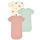 textil Barn Pyjamas/nattlinne Petit Bateau A09YF6 X3 Vit / Röd / Grön