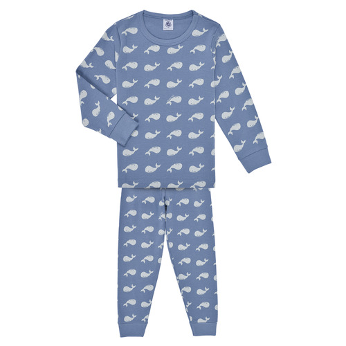 textil Barn Pyjamas/nattlinne Petit Bateau MAELINE Blå