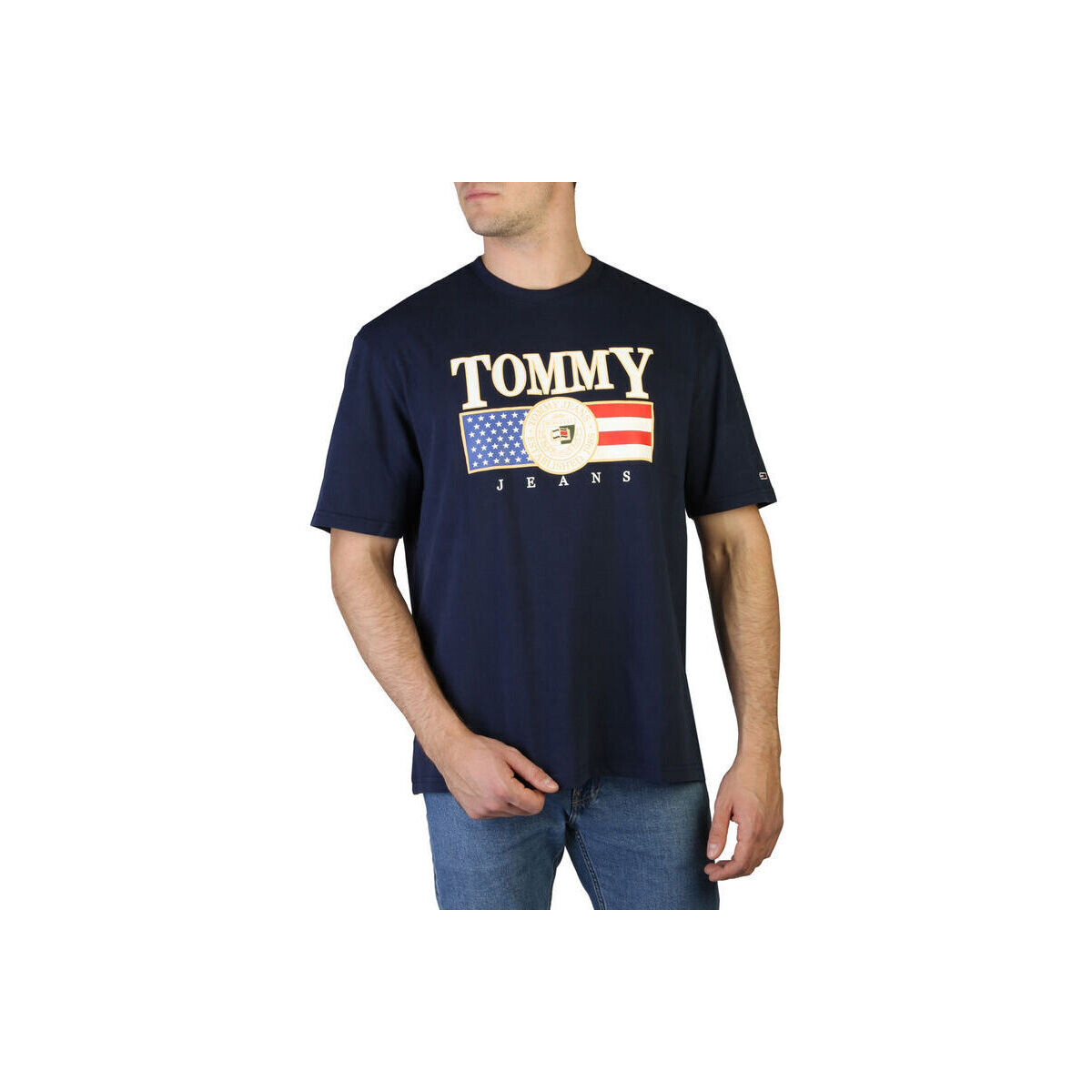 textil Herr T-shirts Tommy Hilfiger - dm0dm15660 Blå