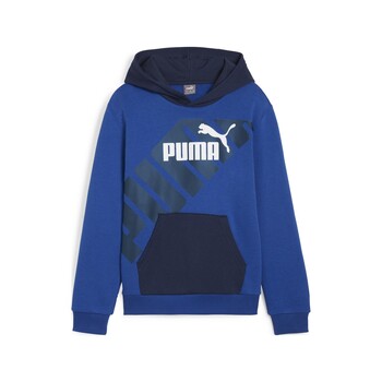 textil Pojkar Sweatshirts Puma PUMA POWER GRAPHIC HOODIE TR B Blå