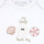 textil Flickor Set Guess BODY + CHIFFON SHORTS Vit / Rosa