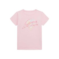 textil Flickor T-shirts Guess SS SHIRT Rosa