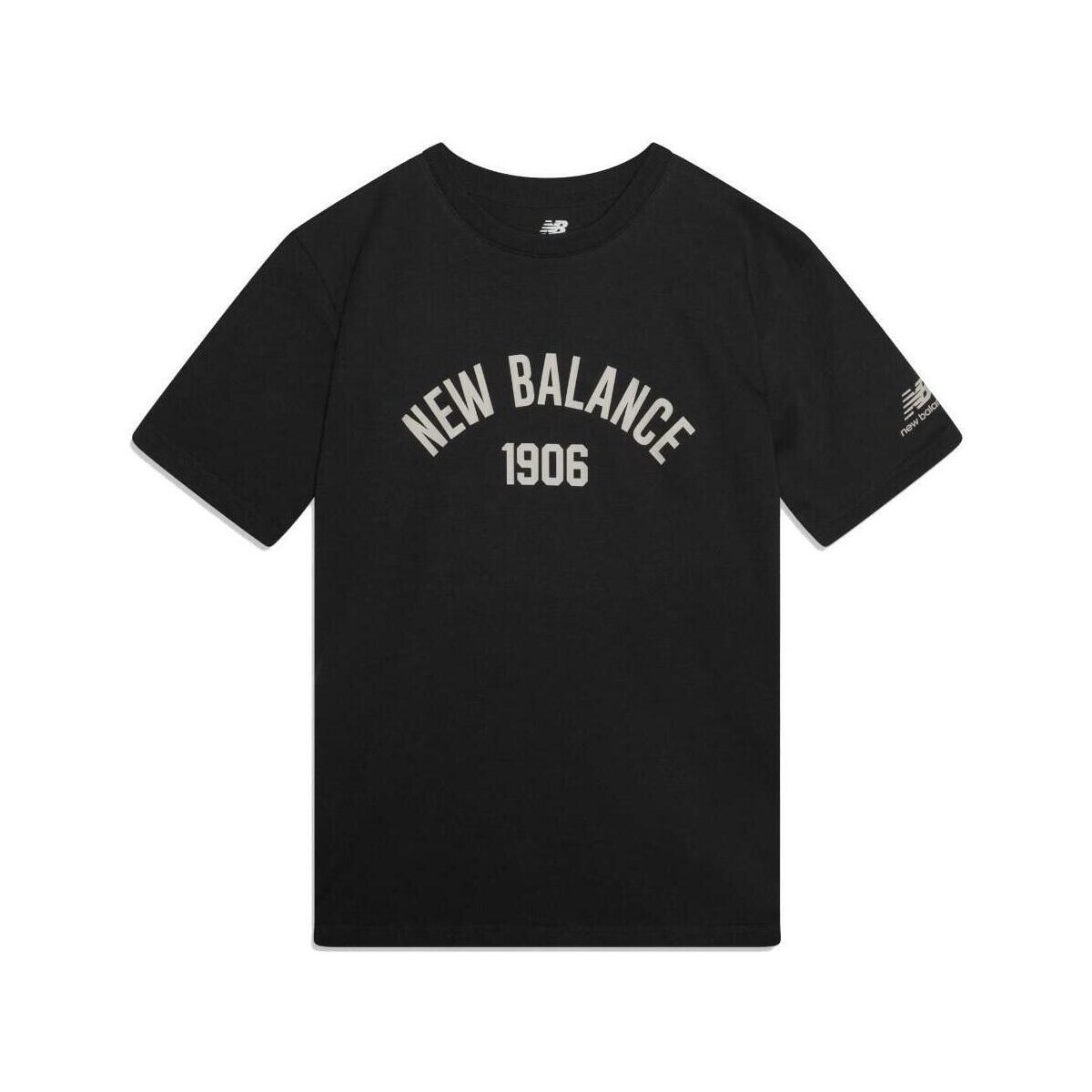 textil Herr T-shirts New Balance  Grå