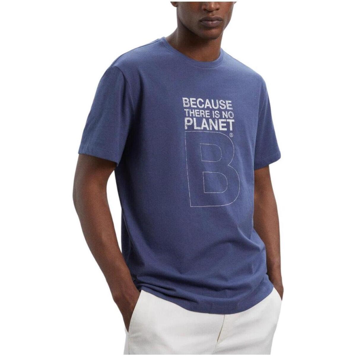 textil Herr T-shirts Ecoalf  Blå
