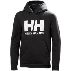 textil Pojkar Sweatshirts Helly Hansen  Svart