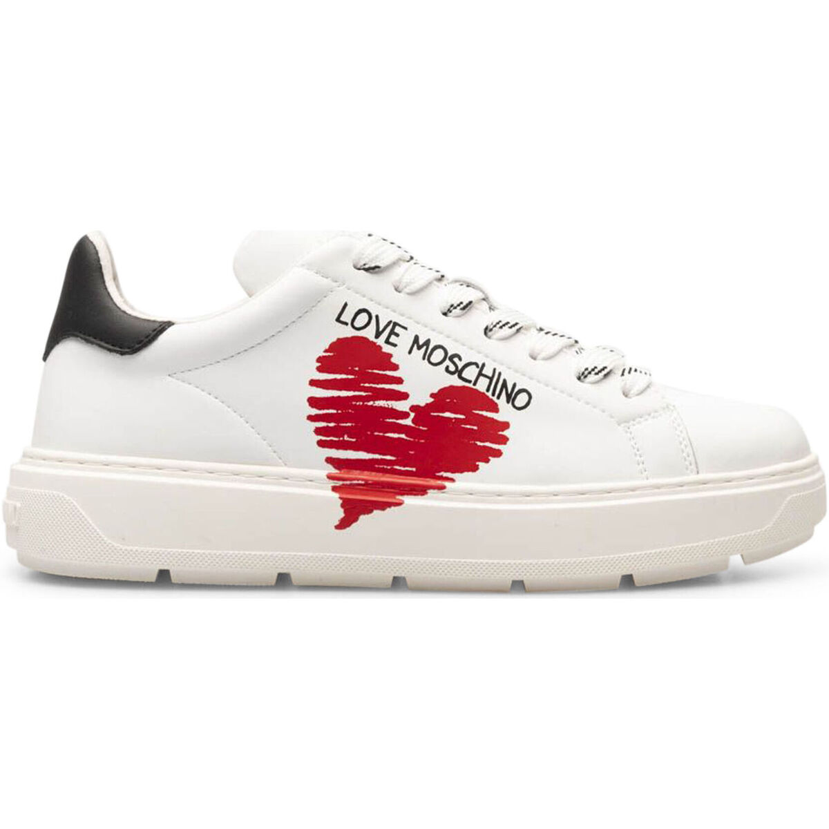 Skor Dam Sneakers Love Moschino ja15394g1gia1-10a white Vit