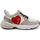 Skor Dam Sneakers Love Moschino - ja15515g1fio4 Vit